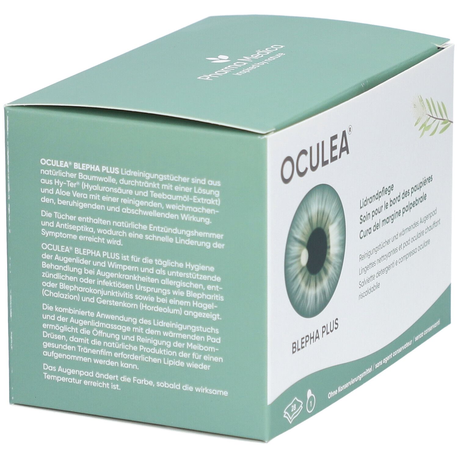 OCULEA® LID PLUS Lidreinigungstücher + Wärme-Augenpad