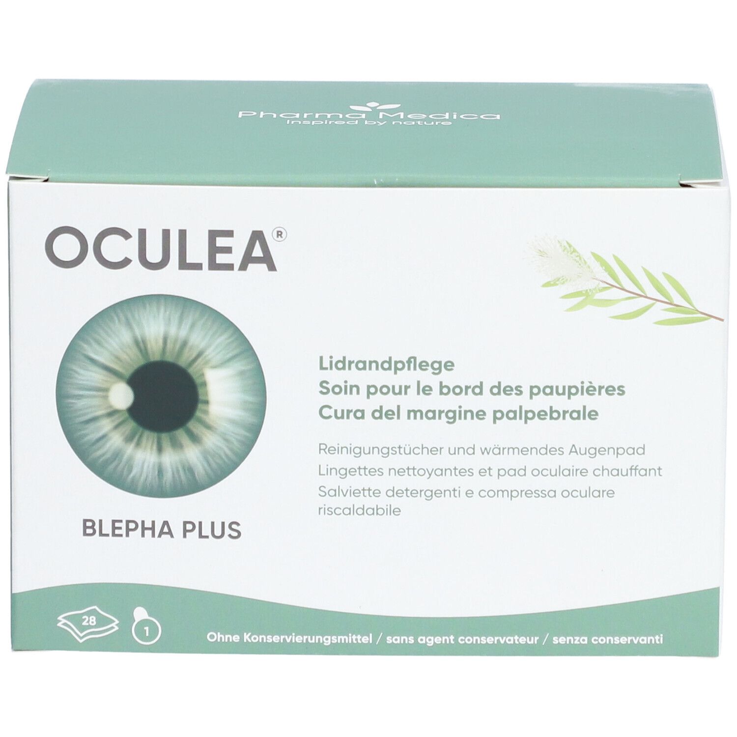 OCULEA® LID PLUS Lidreinigungstücher + Wärme-Augenpad