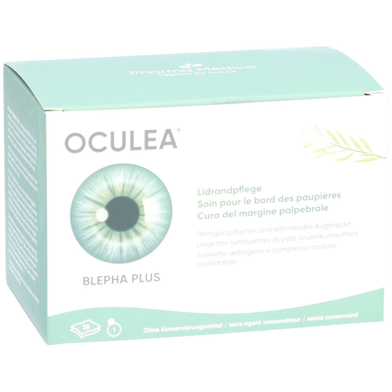 OCULEA® LID PLUS Lidreinigungstücher + Wärme-Augenpad