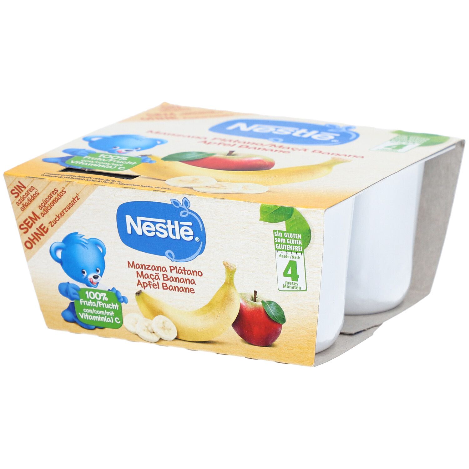 Nestle® Compote Pomme Banane à partir de 4 mois