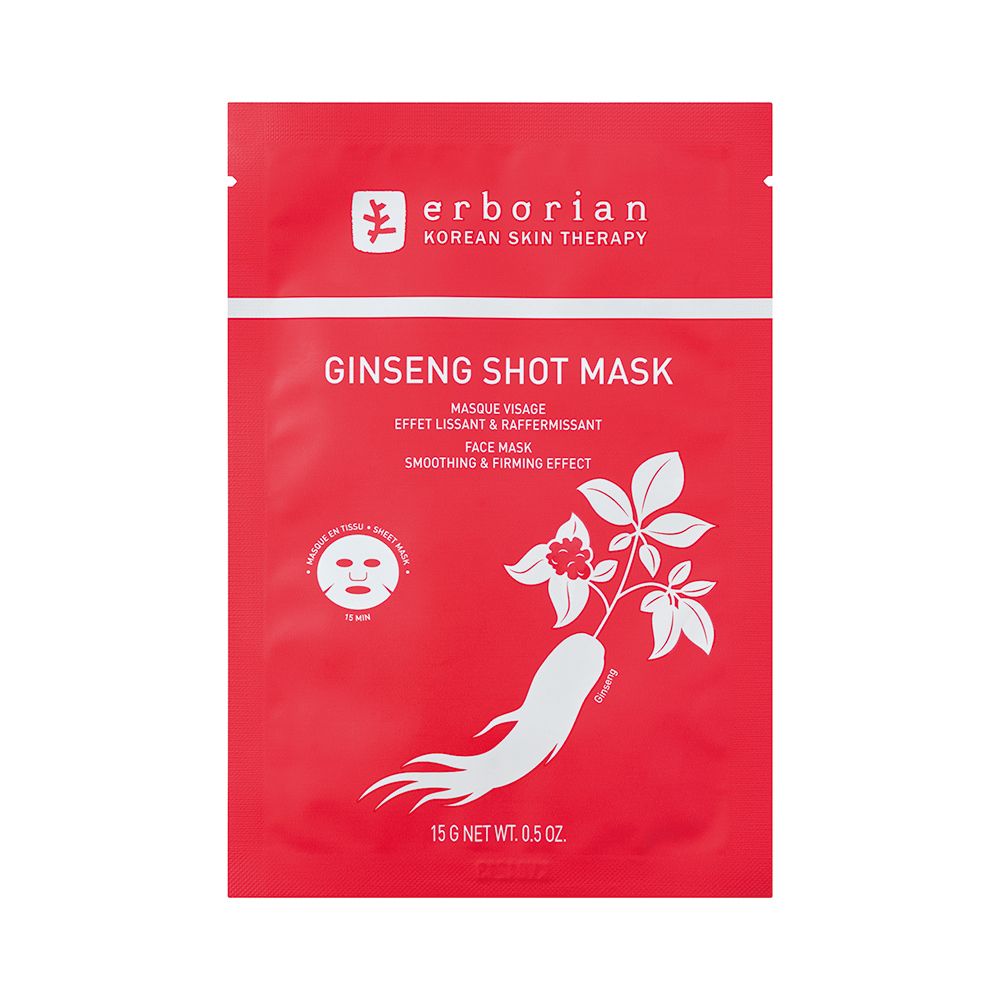 Erborian® Ginseng Shot Mask – Glättende & straffende Tuchmaske