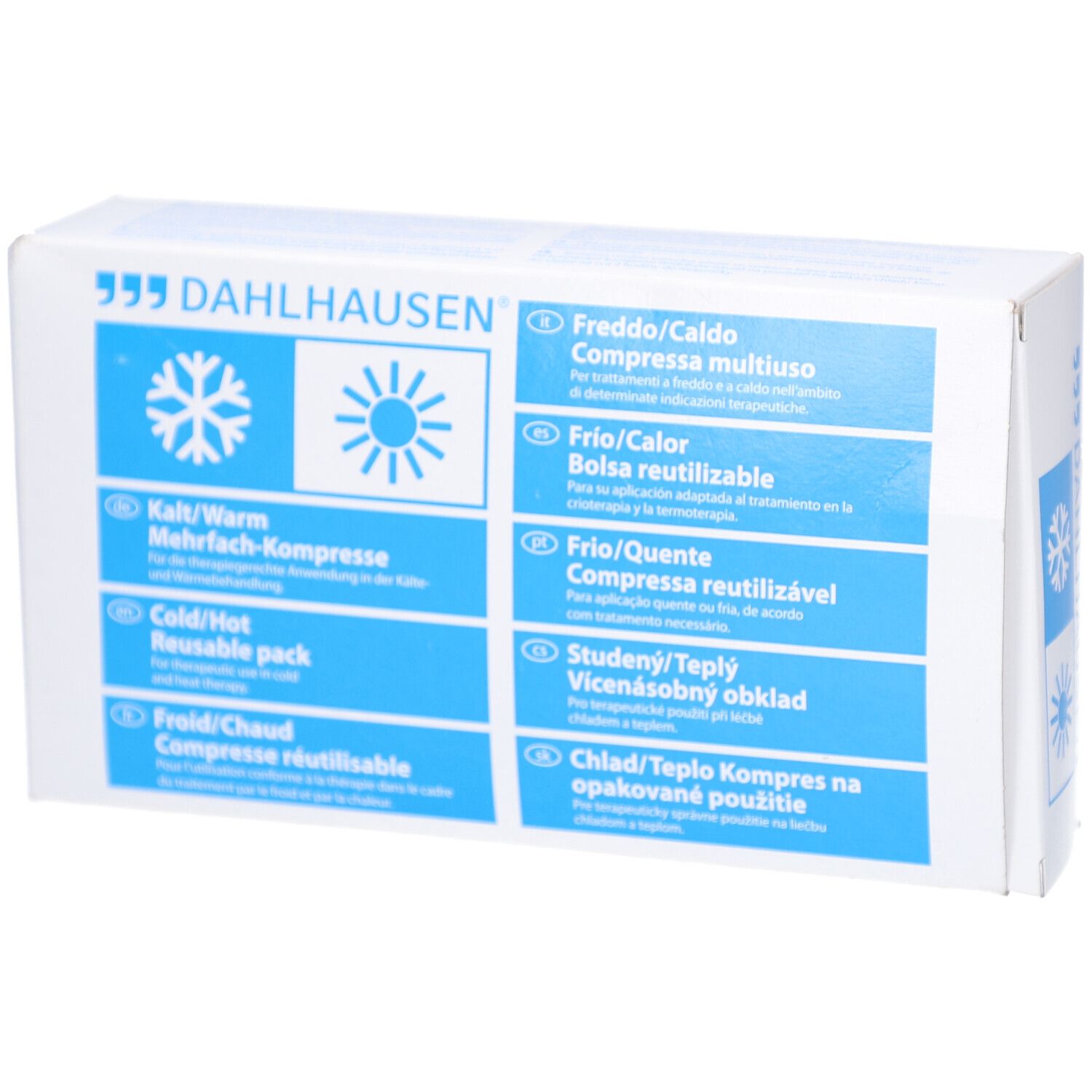DAHLHAUSEN Herbruikbare koude-/warmtekompressen 12 x 29 cm 2 Compressen