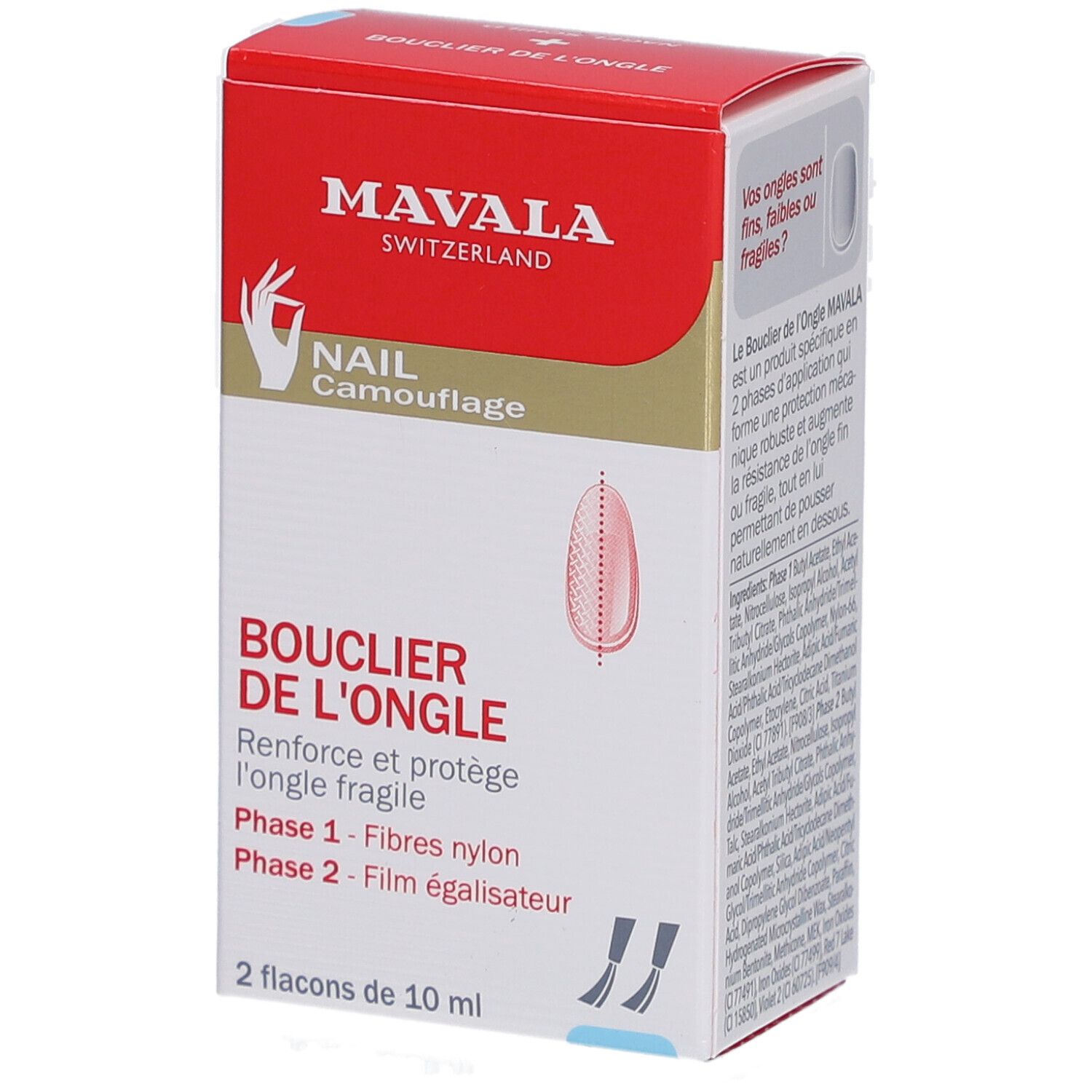 Mavala Nagel-verstärker 2 Fl 10 ml Nagellack