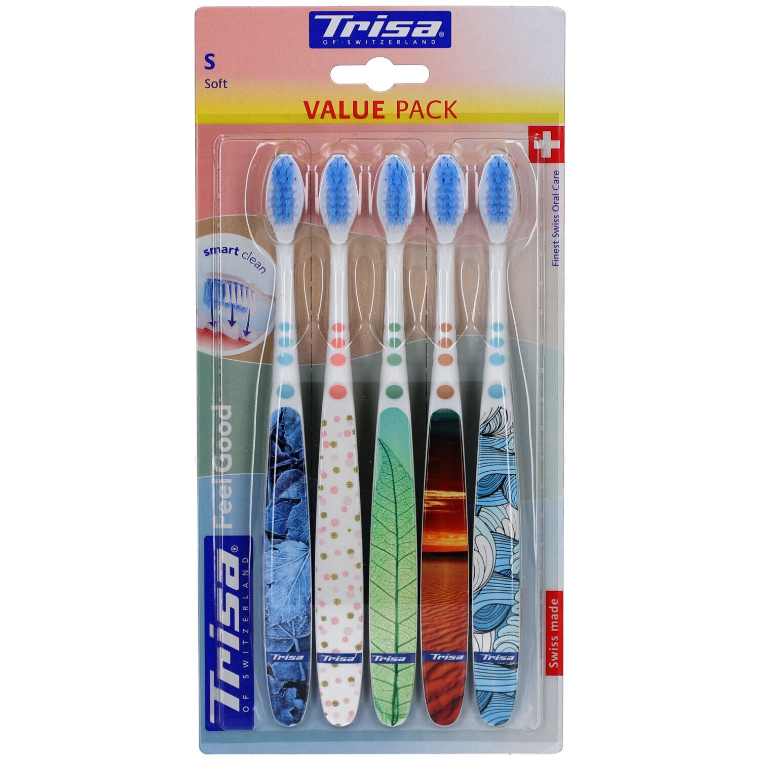Trisa Feelgood Zahnbürste soft 5 Stk St