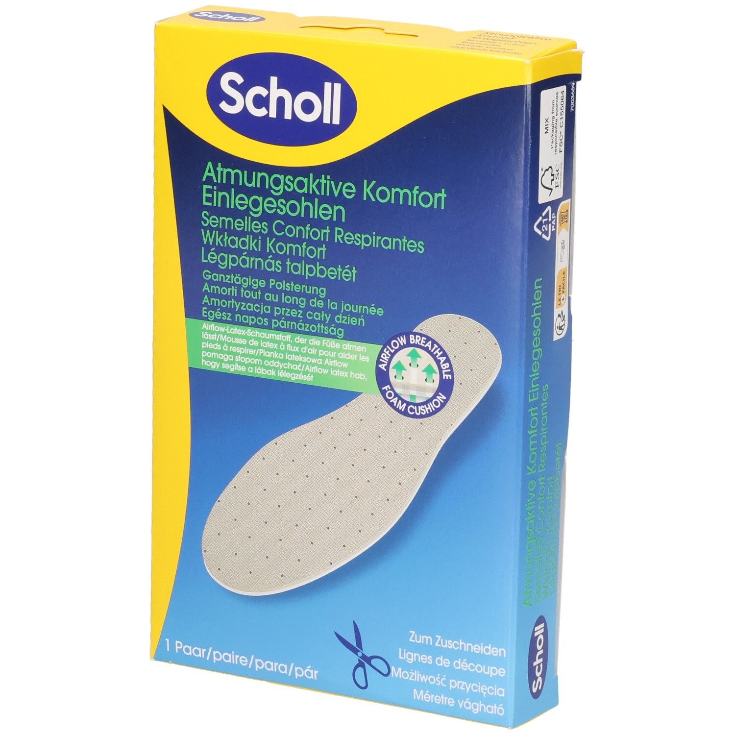 Scholl Air Cushion Einlegesohlen 1 Paar