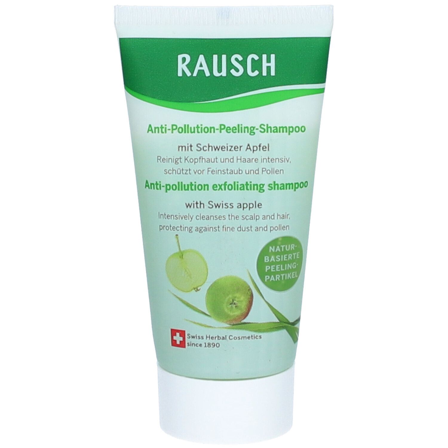 Rausch Shampooing Exfoliant anti-pollution à la Pomme Suisse