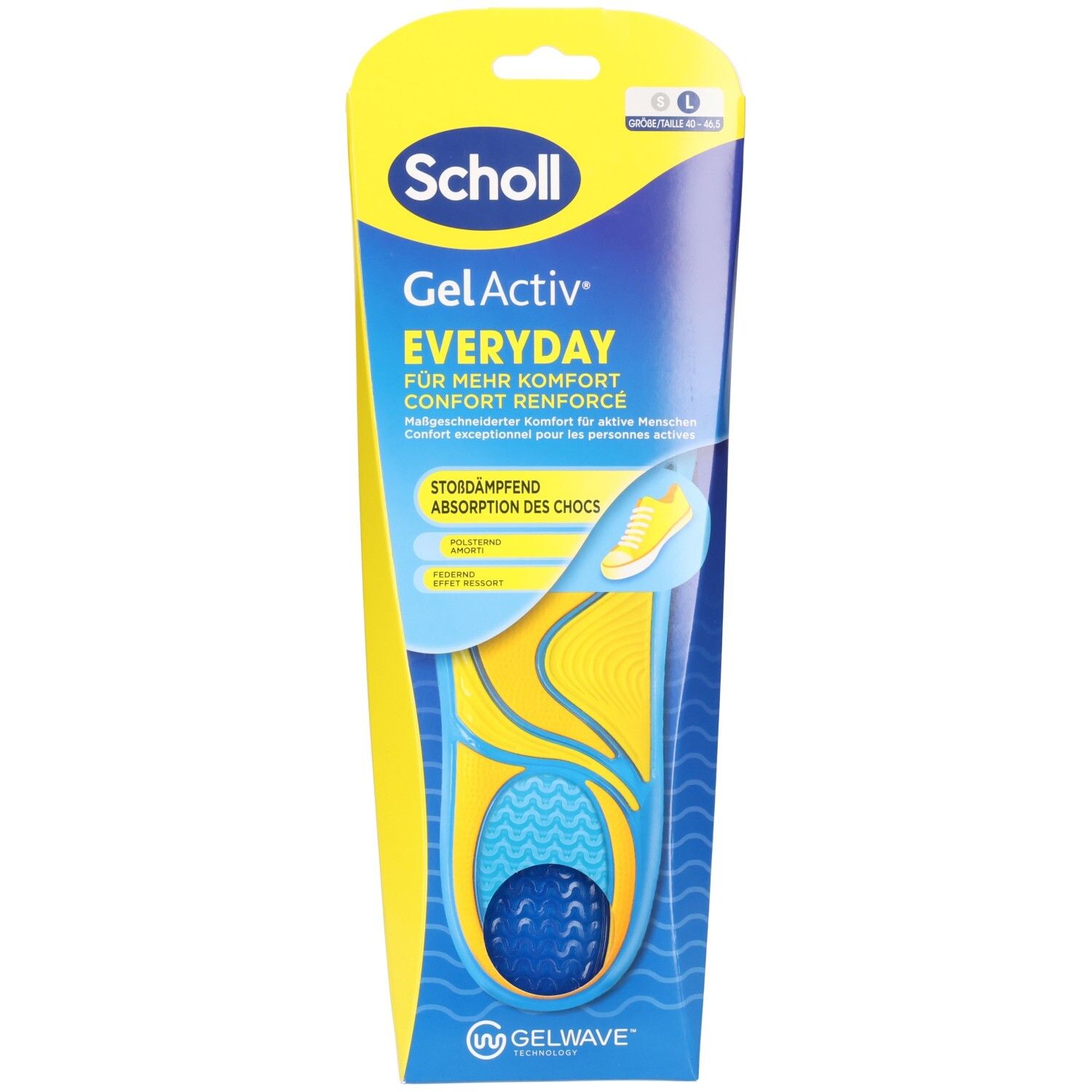 Scholl GelActiv Everyday Men Taille L (40-46,5)