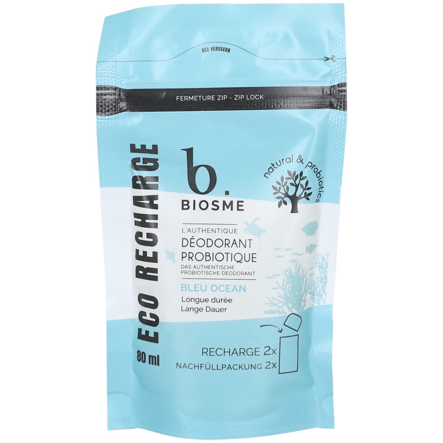 Biosme Deo probiotisch Bleu océan Nach Fl 80 ml Liquidum