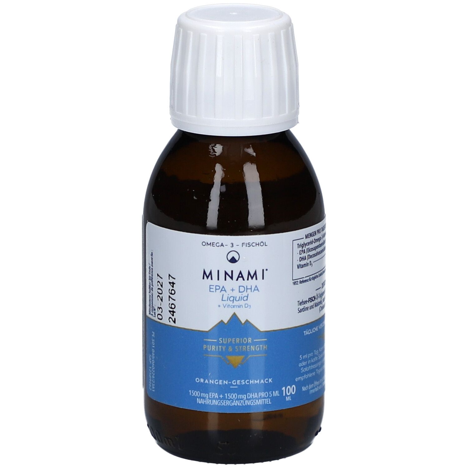 Minami Epa+Dha Liquid Glasfl 100 ml Liquidum
