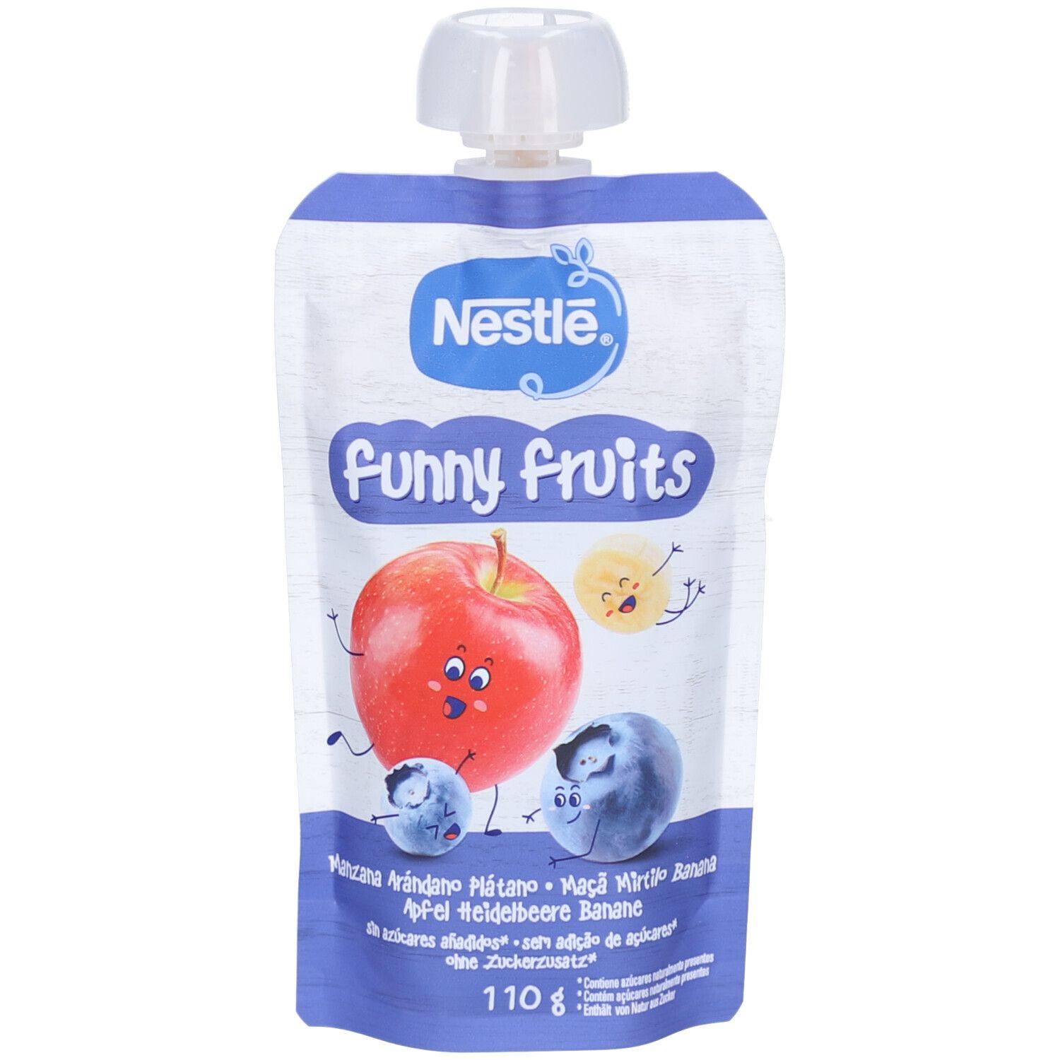 Nestlé Funny Fruits Apfel Heidelbeere Banane