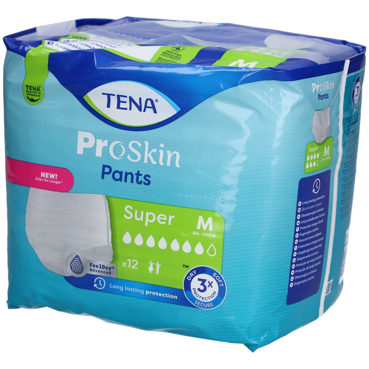 Tena Pants Super M - Culotte d'incontinence pour fuites urinaires moyennes à sévères