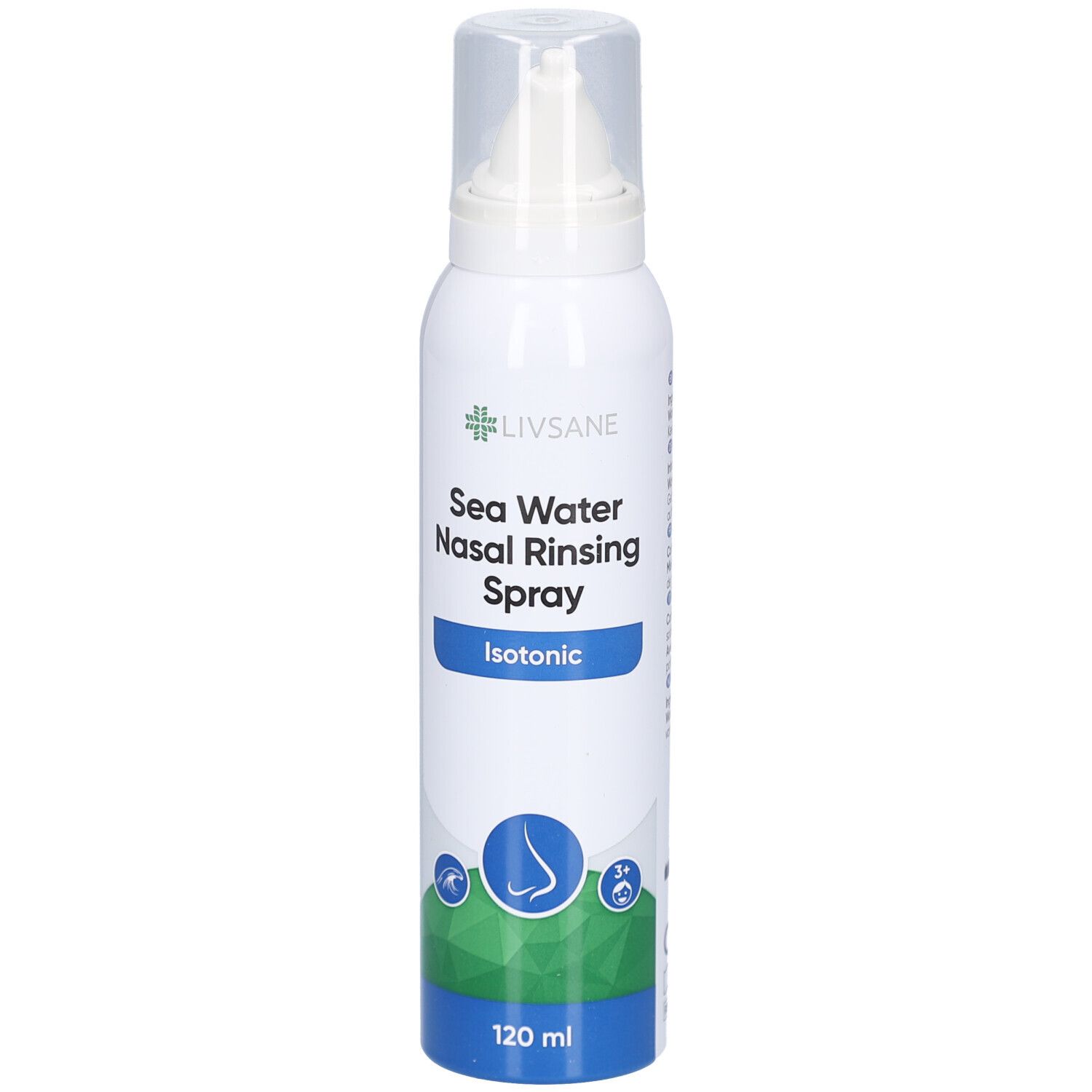 Livsane Meerwasser-Nasenspülspray isoton 120 ml Nasenspray