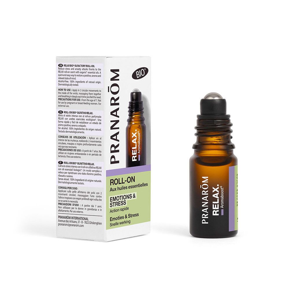 Pranarom Aromaboost Relax - Konzentration Roll-On mit Bio ätherischen Ölen
