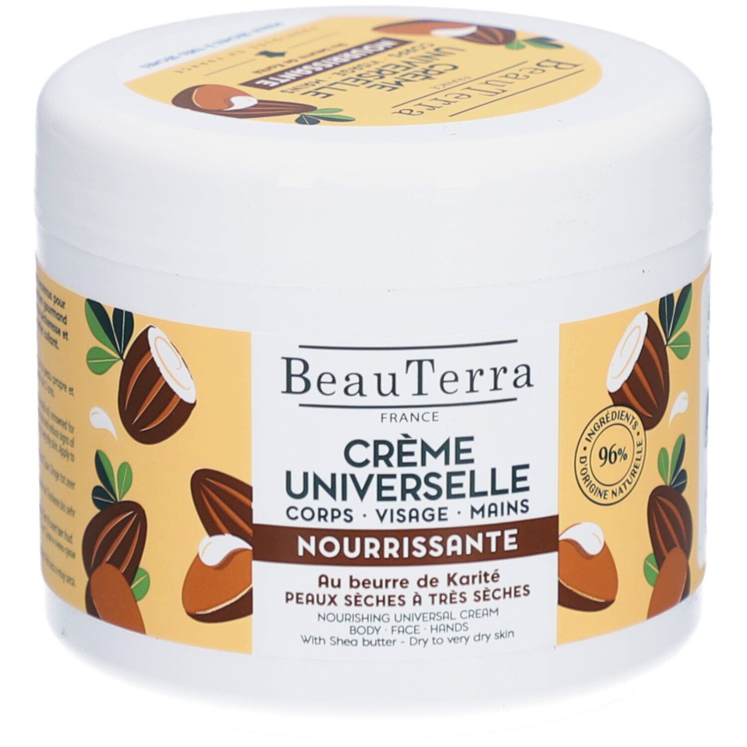 Beauterra Universalcr nährend Sheabutter 400 ml Seife