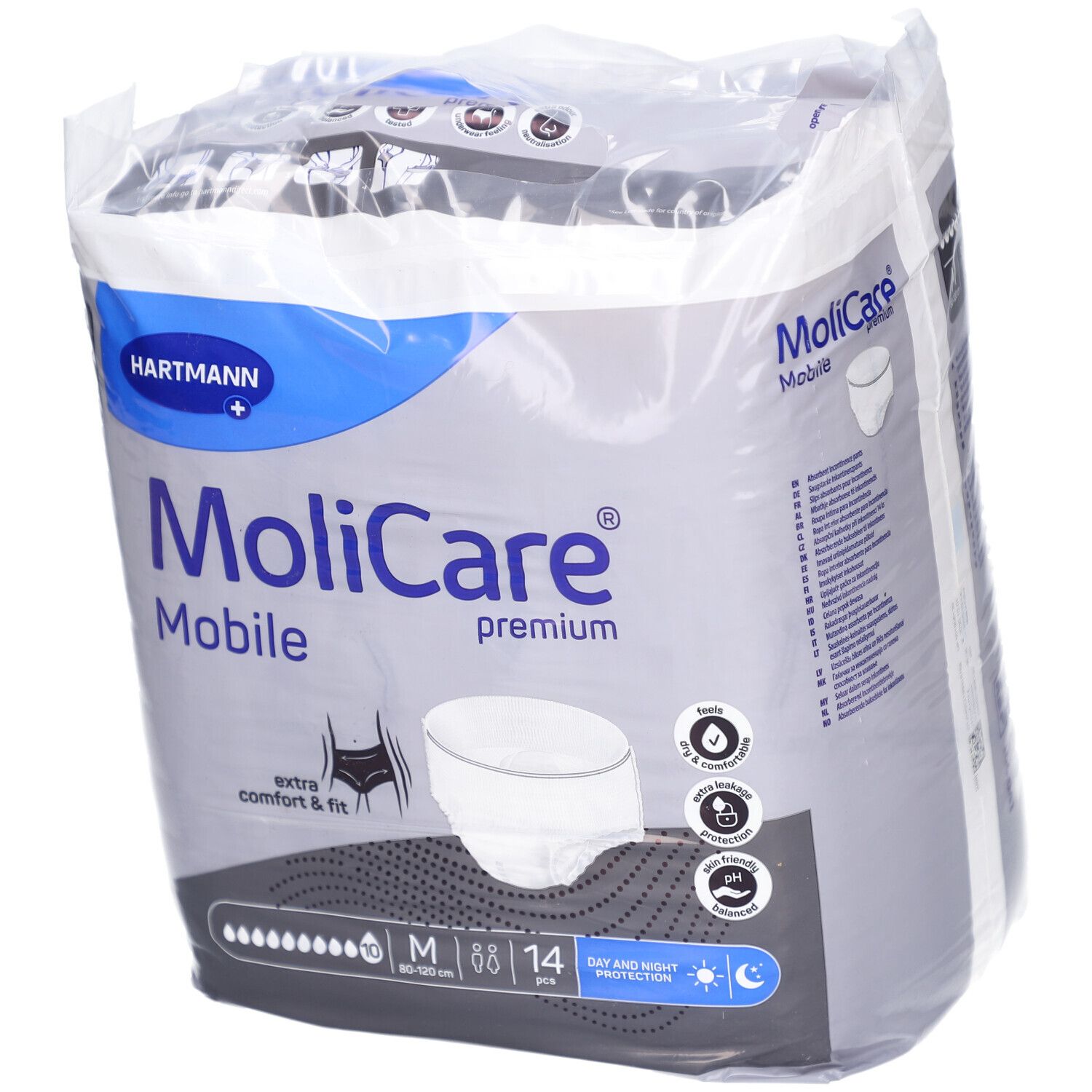 MoliCare Premium Mobile 10 Tropfen Größe M 80–120 cm