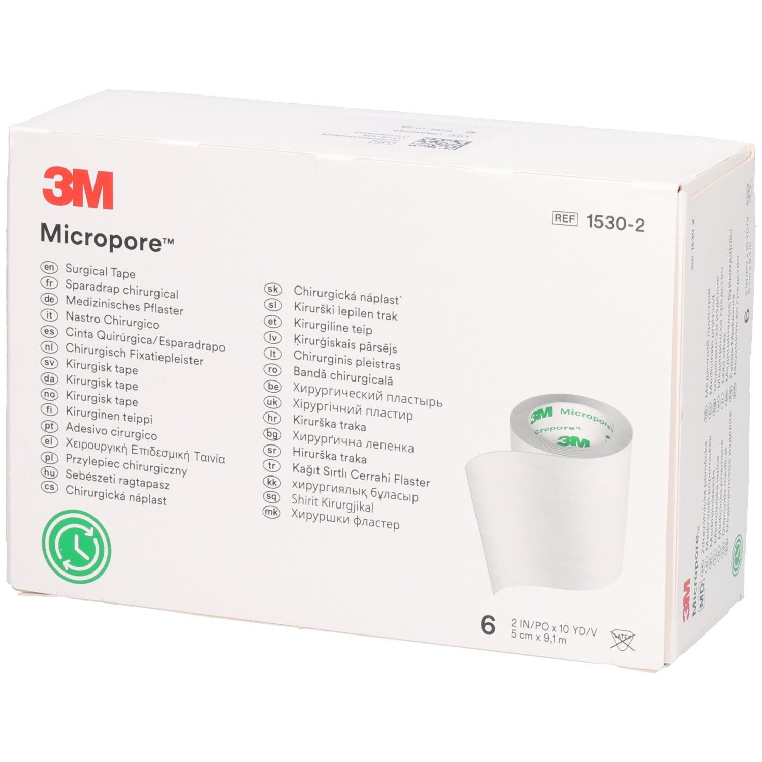 3M™ Micropore™ Chirurgisches Pflaster 5 cm x 9,14 m
