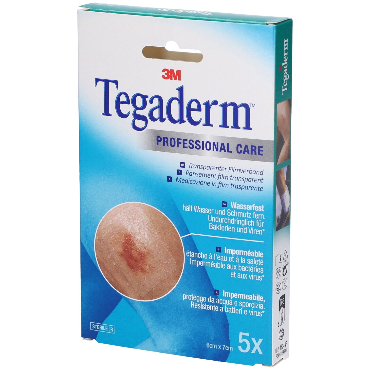 3M Tegaderm™ Transparenter Folienverband 6 cm x 7 cm
