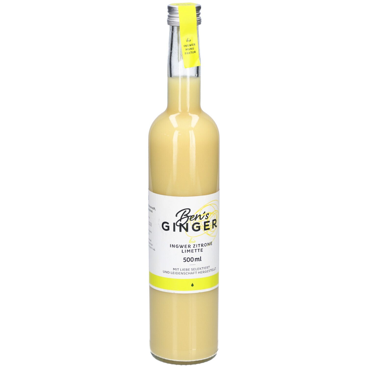 Ben's Ginger Ingw-Zitr-Lim Konz oZ Bio Fl 500 ml Konzentrat