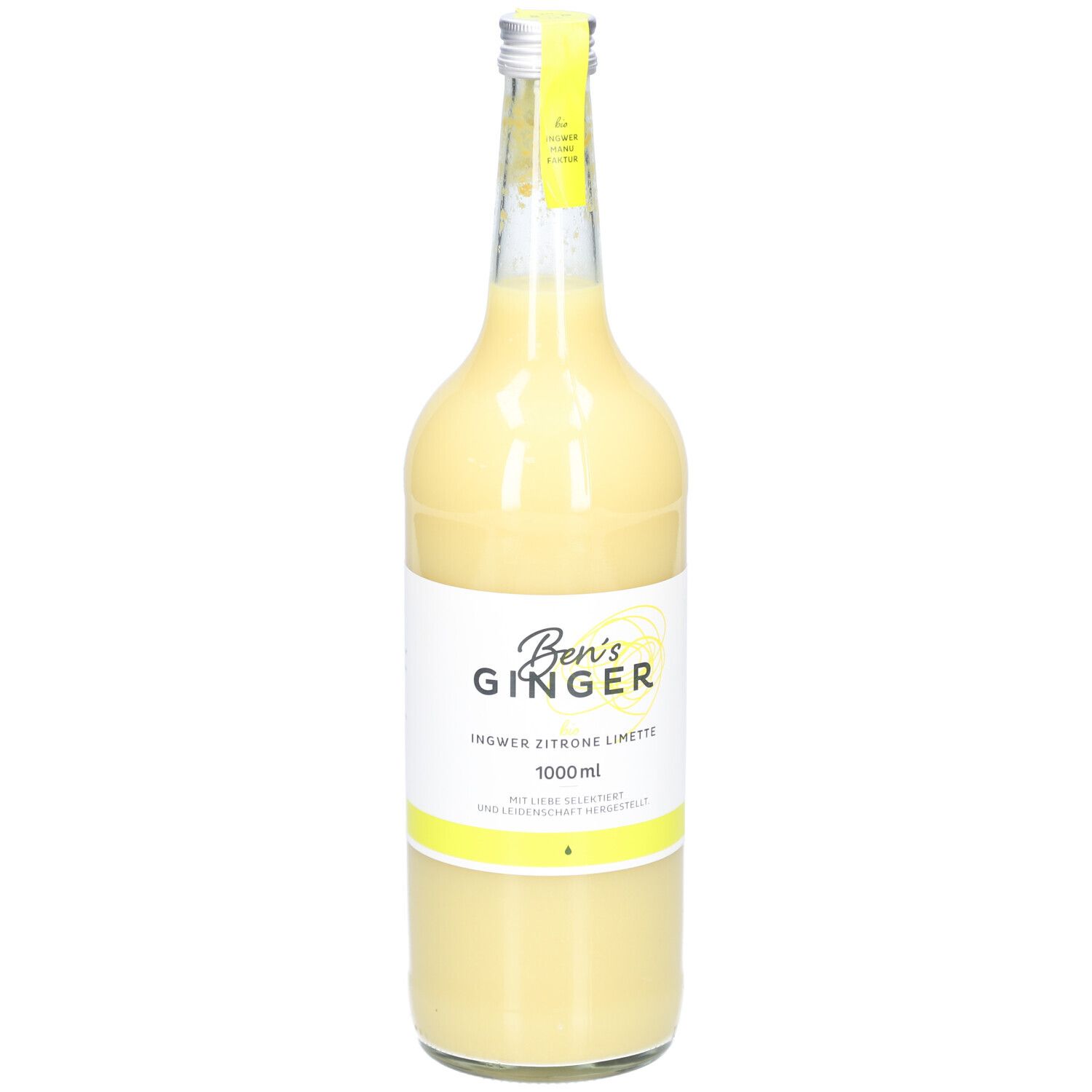 Ben's Ginger Ingw-Zitr-Lim Konz oZ Bio Fl 1000 ml Konzentrat
