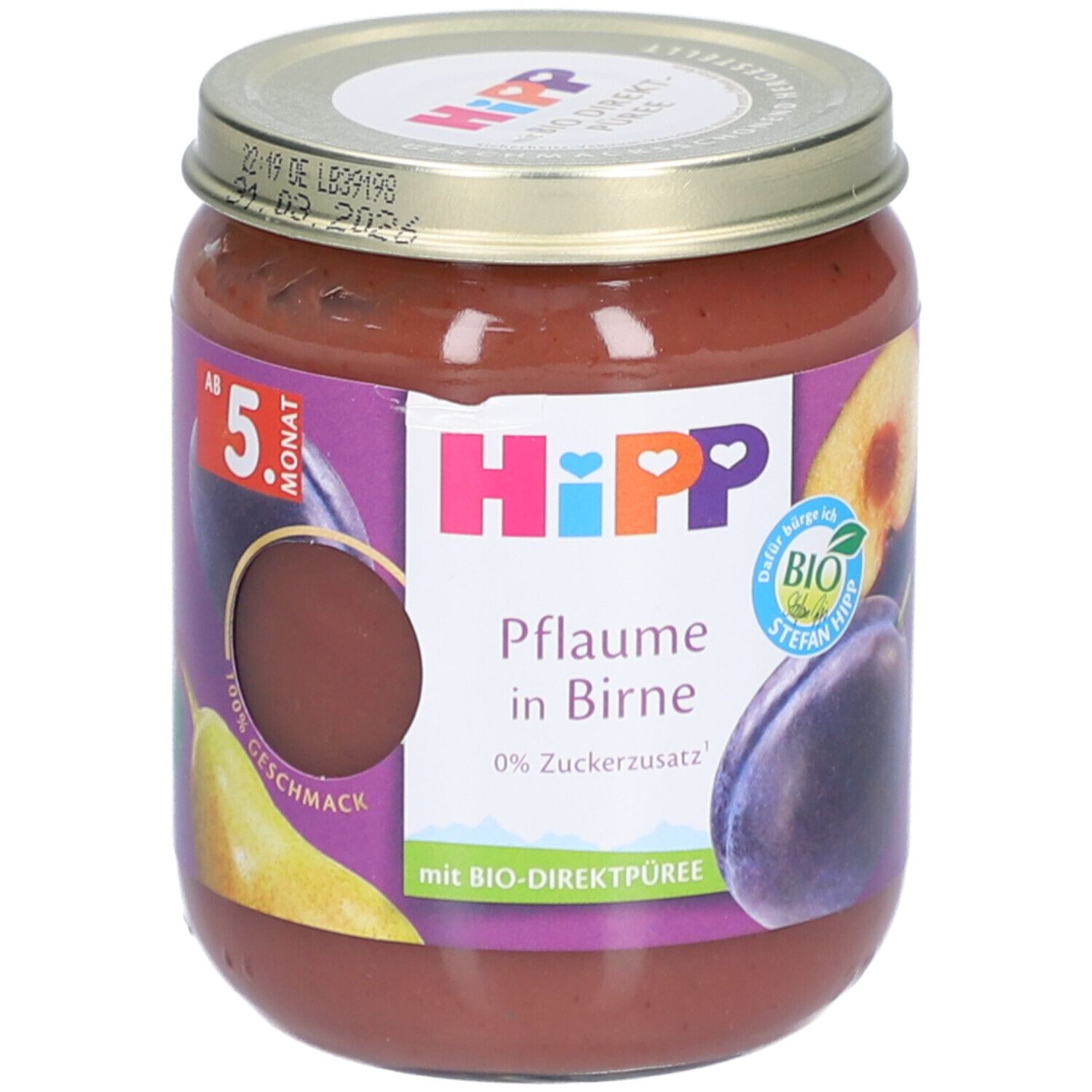 HiPP Pflaume in Birne ab dem 5. Monat