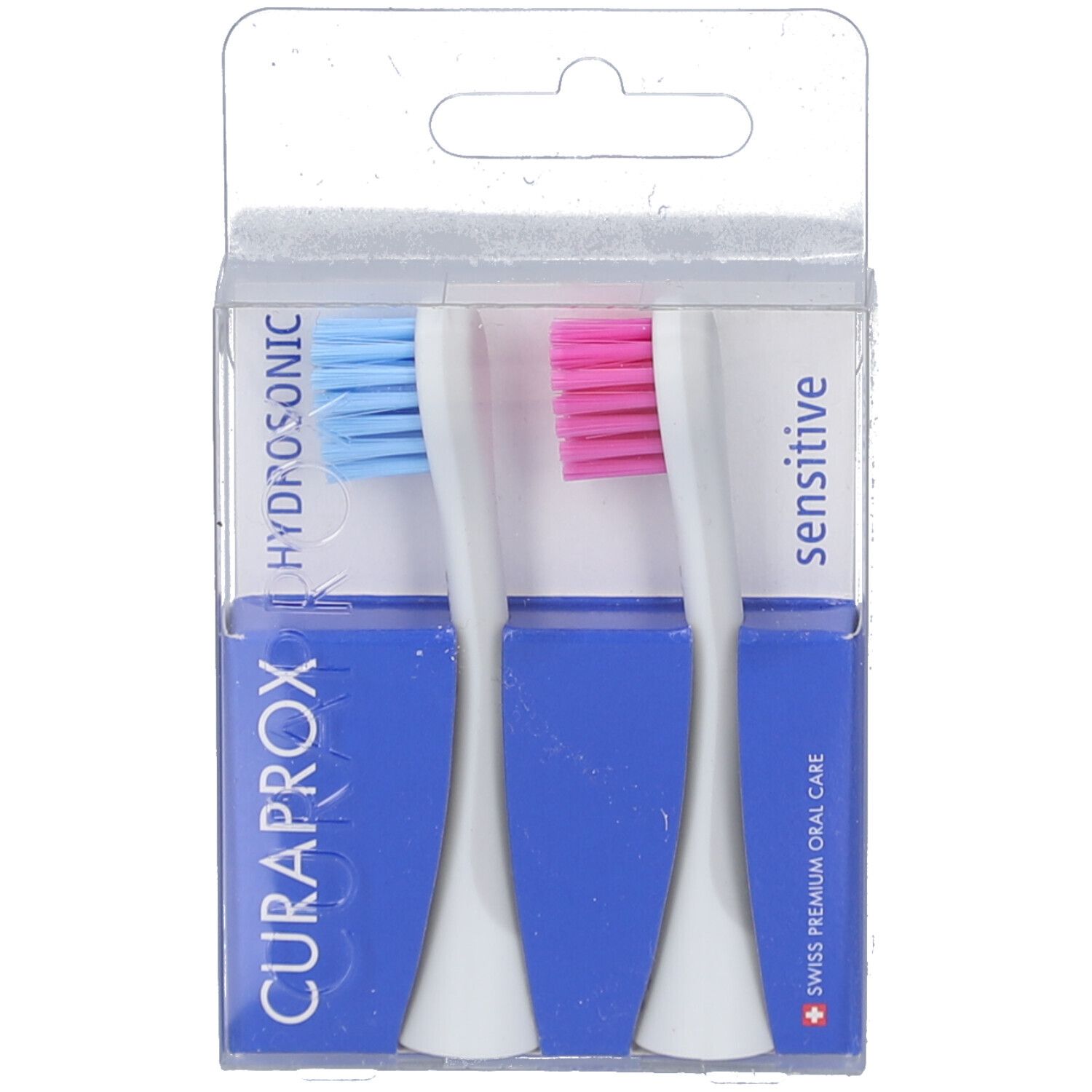 Curaprox Hydrosonic Sensitive Bürstenköpfe - 2er-Pack Nachfüllpacks