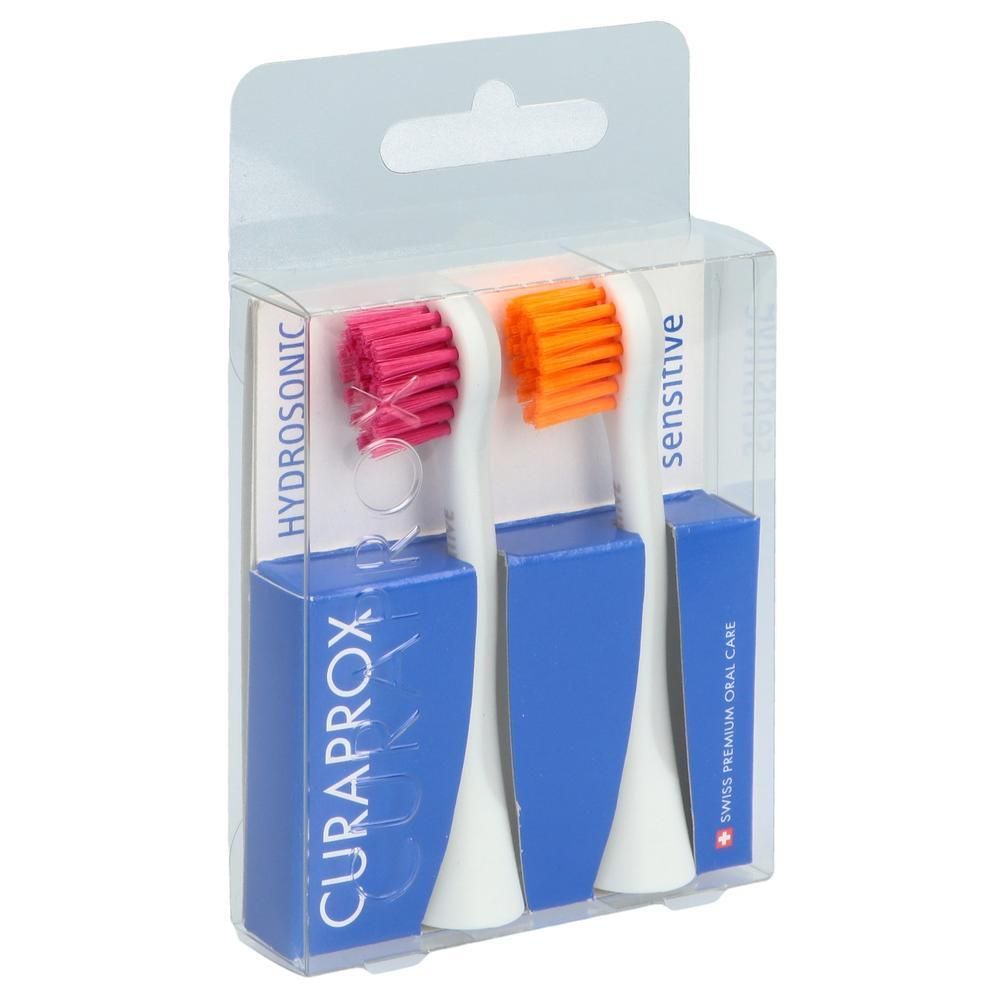 Curaprox Hydrosonic Sensitive Bürstenköpfe - 2er-Pack Nachfüllpacks
