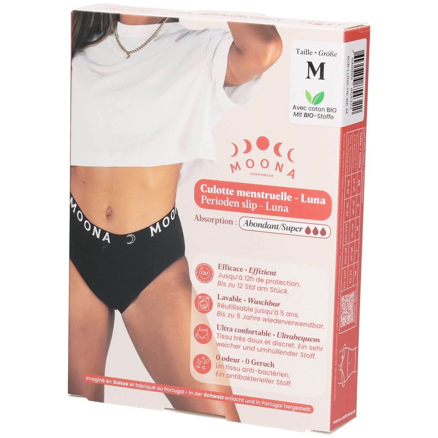 Moona Periodenslip Luna M Absorpt Super 1 St