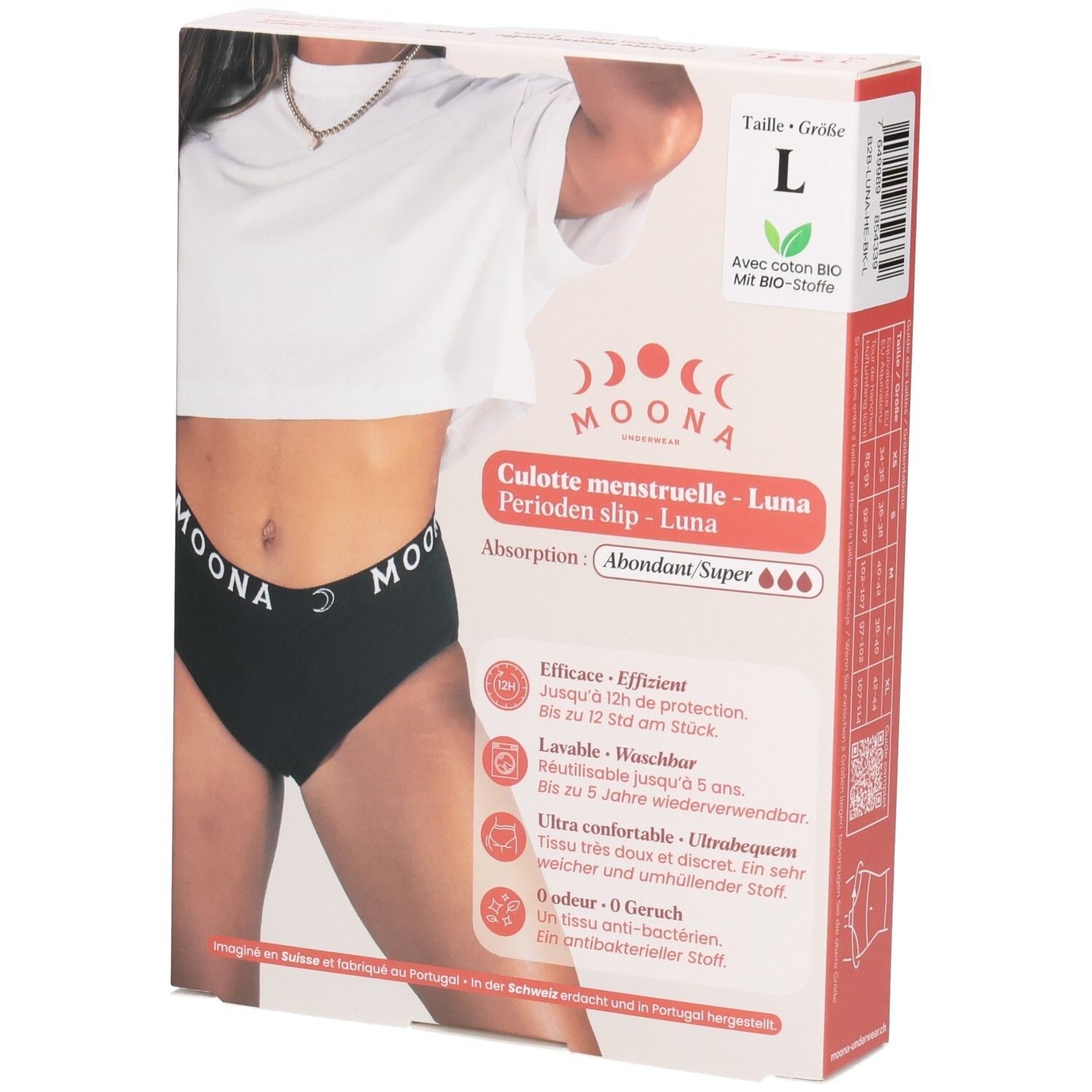 Moona Periodenslip Luna L Absorpt Super 1 St