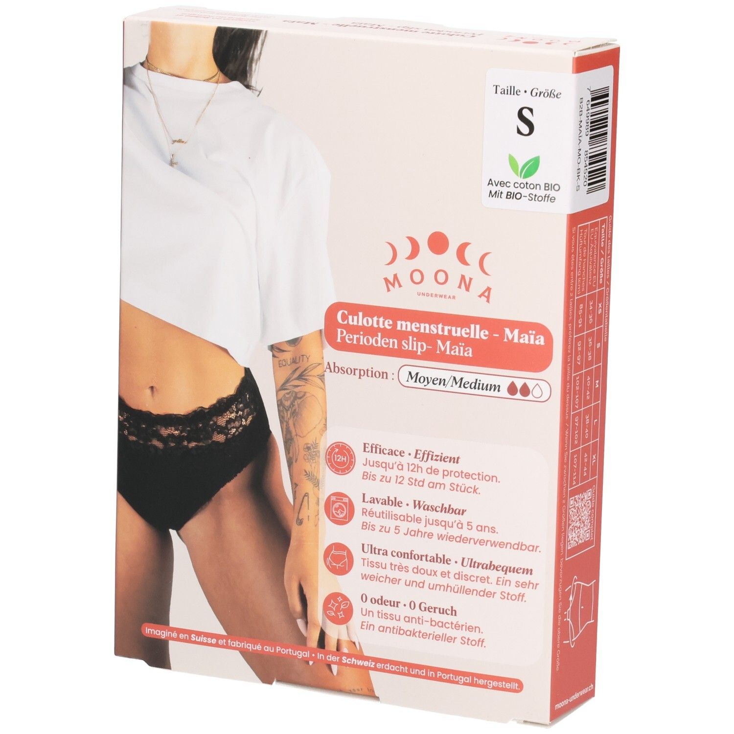 Moona Periodenslip Maïa S Absorpt Medium 1 St