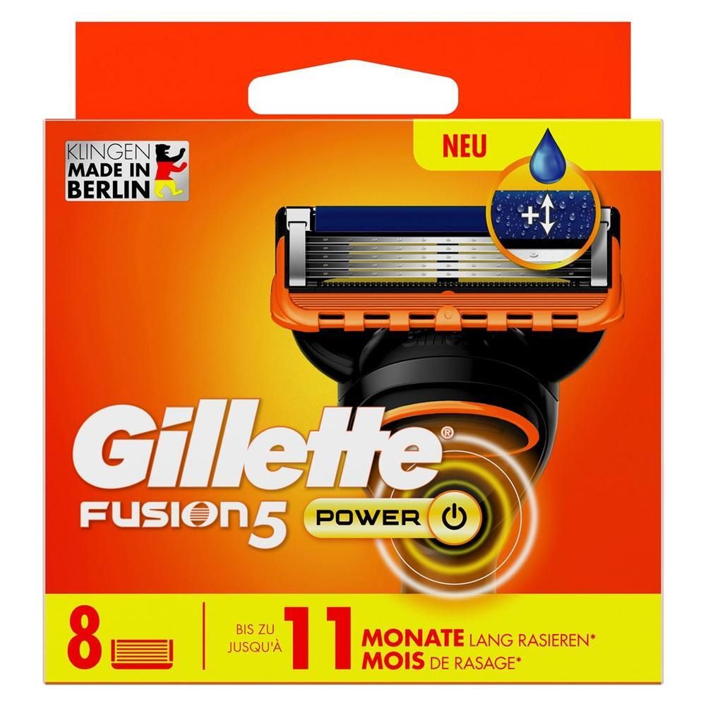 Gillette Fusion5 Power Systemkl (n) 8 Stk St Gerät