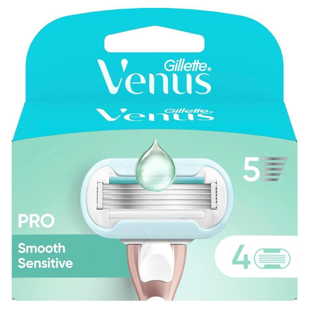 Gillette Venus Pro Smooth Sen Systemkl (n) 4 Stk St Gerät
