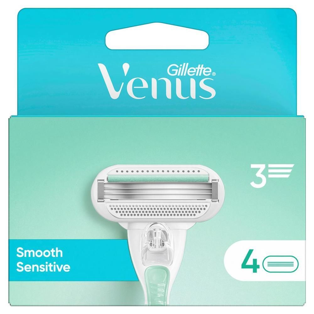 Gillette Venus Smooth Sen Systemkl 4 Stk St Gerät