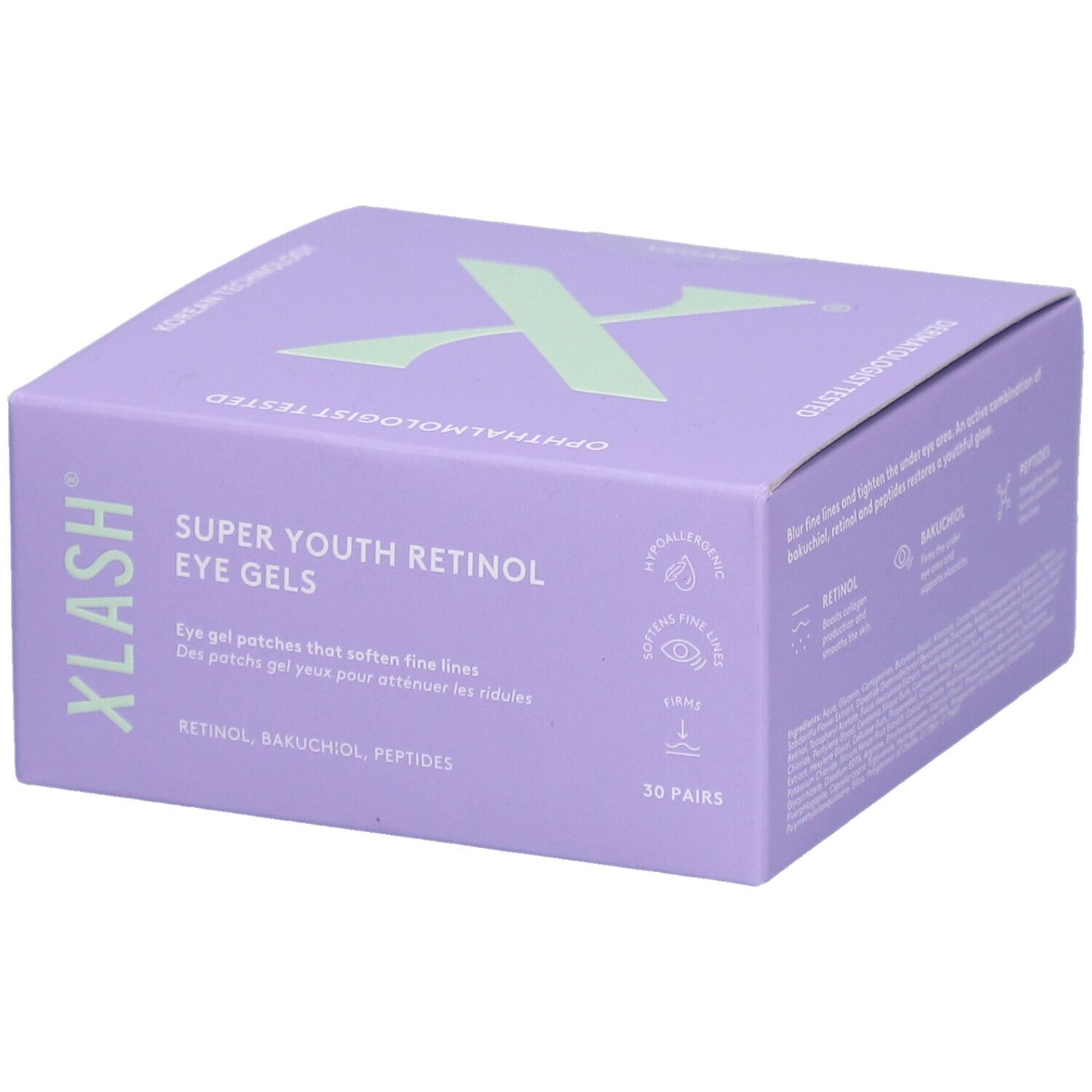 Xlash Super Youth Retinol Eye Gels 5 g 30 St Pads