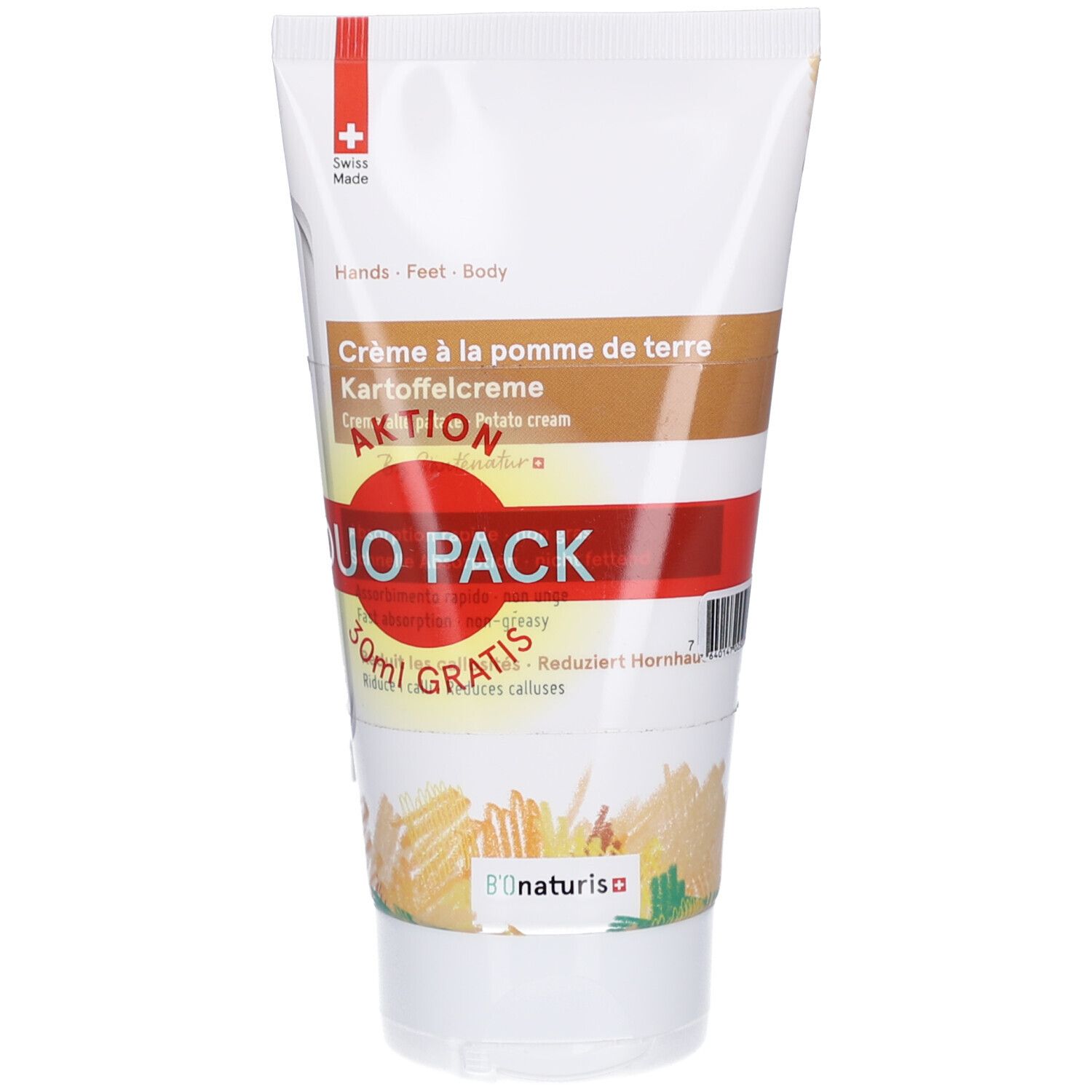 Bionaturis Kartoffelcreme Duo 150+30ml 1 St Creme