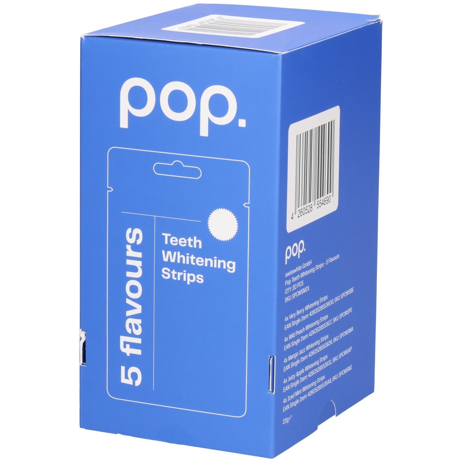 Smilepen Mix Box Pop Teeth White Strips ass 20Stk 1 St Streifen