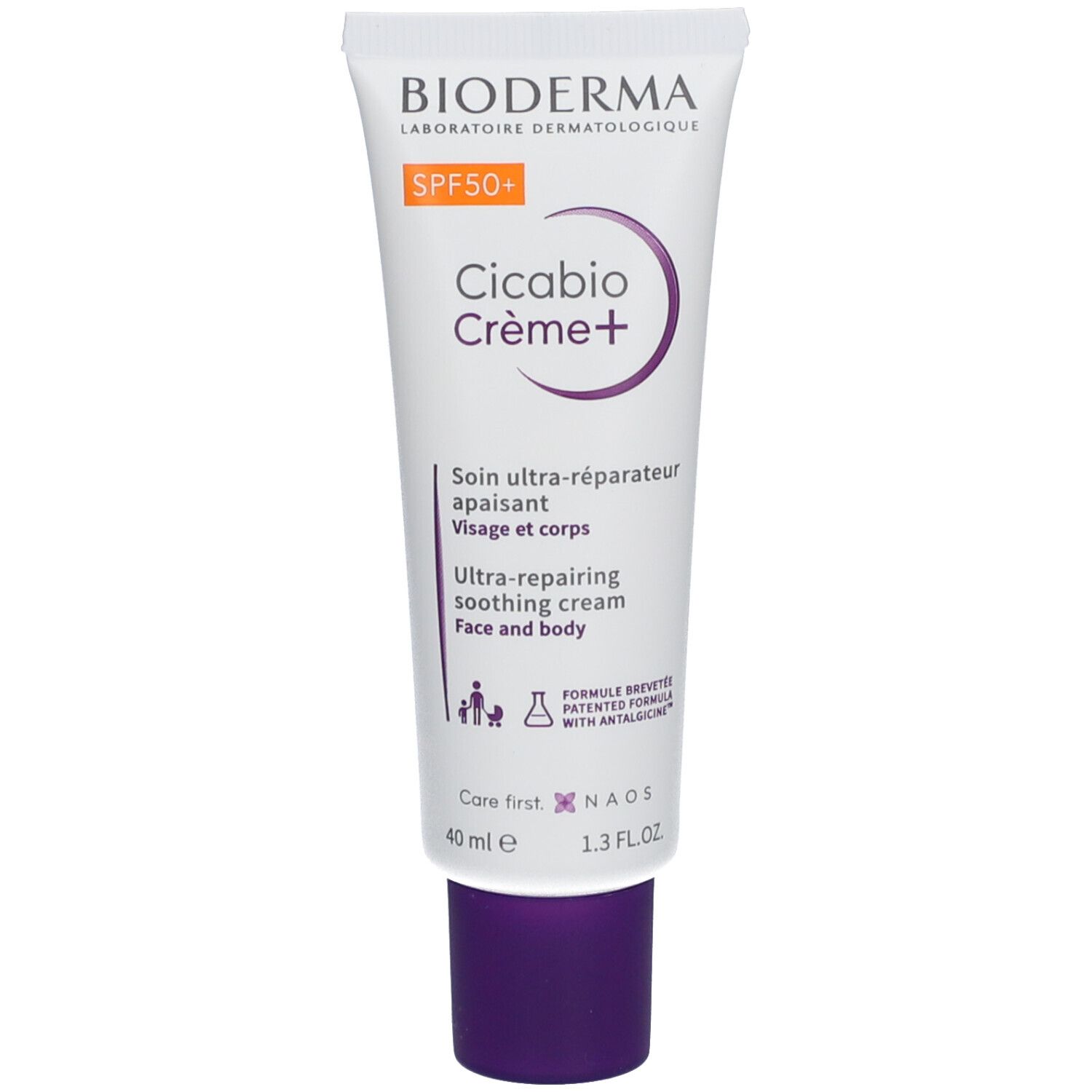 Bioderma Cicabio Creme+ Spf50+ Ultra-reparierende Pflege