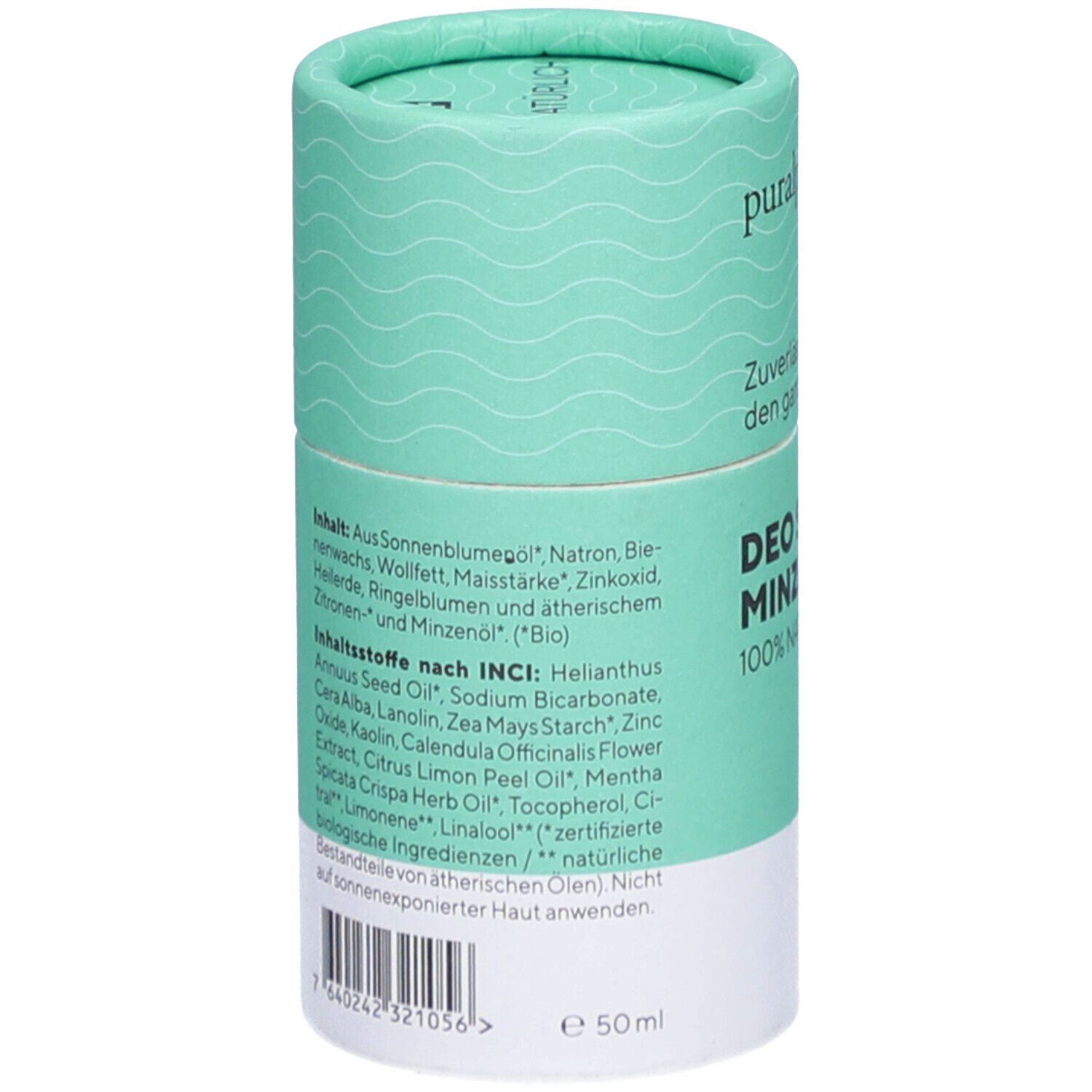 PURALPINA Stick Deodorant Menthe