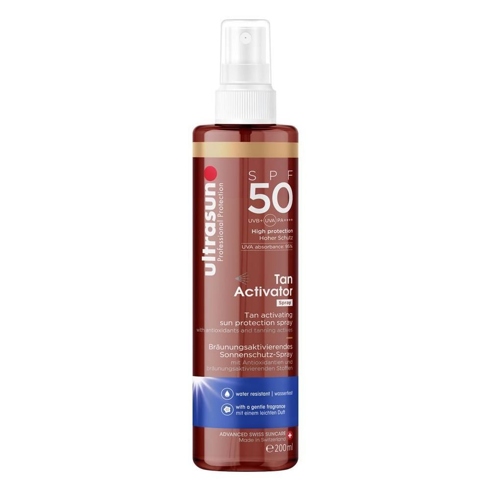 Ultrasun® Tan Activator Spray LSF 50: Sonnenspray für eine schnelle Bräune
