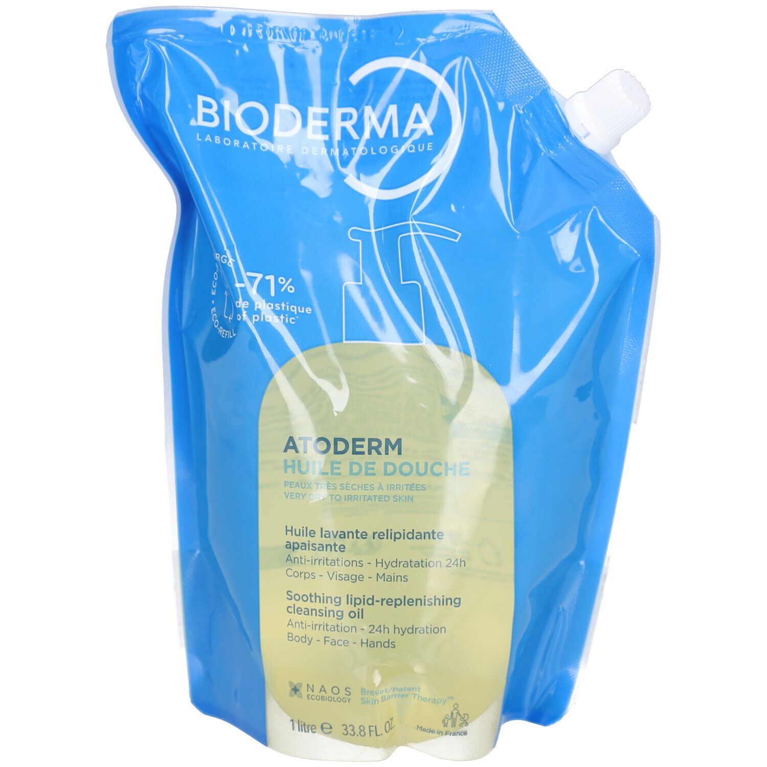 Bioderm Atoderm Huile de Douche Eco-Recharge