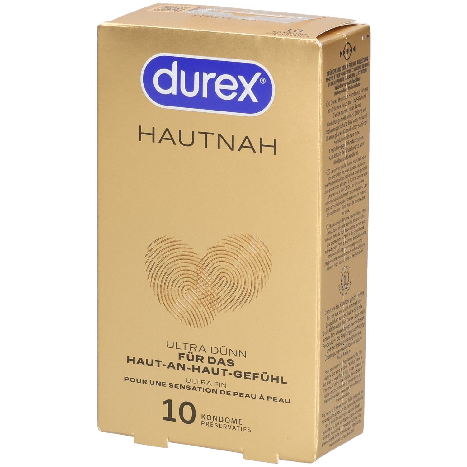 Durex Hautnah Classic Präservativ 10 Stk