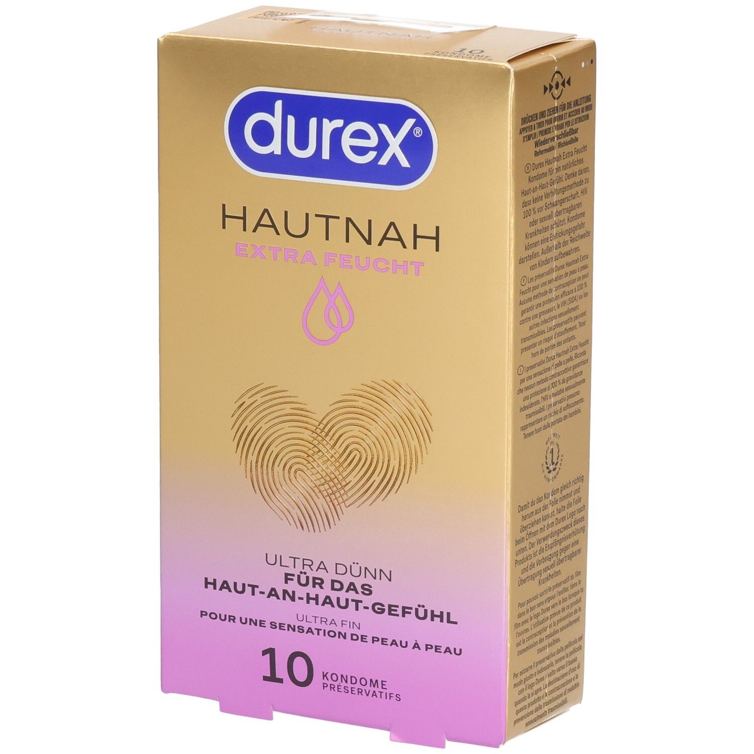 Durex Hautnah Präservativ extra feucht 10 Stk