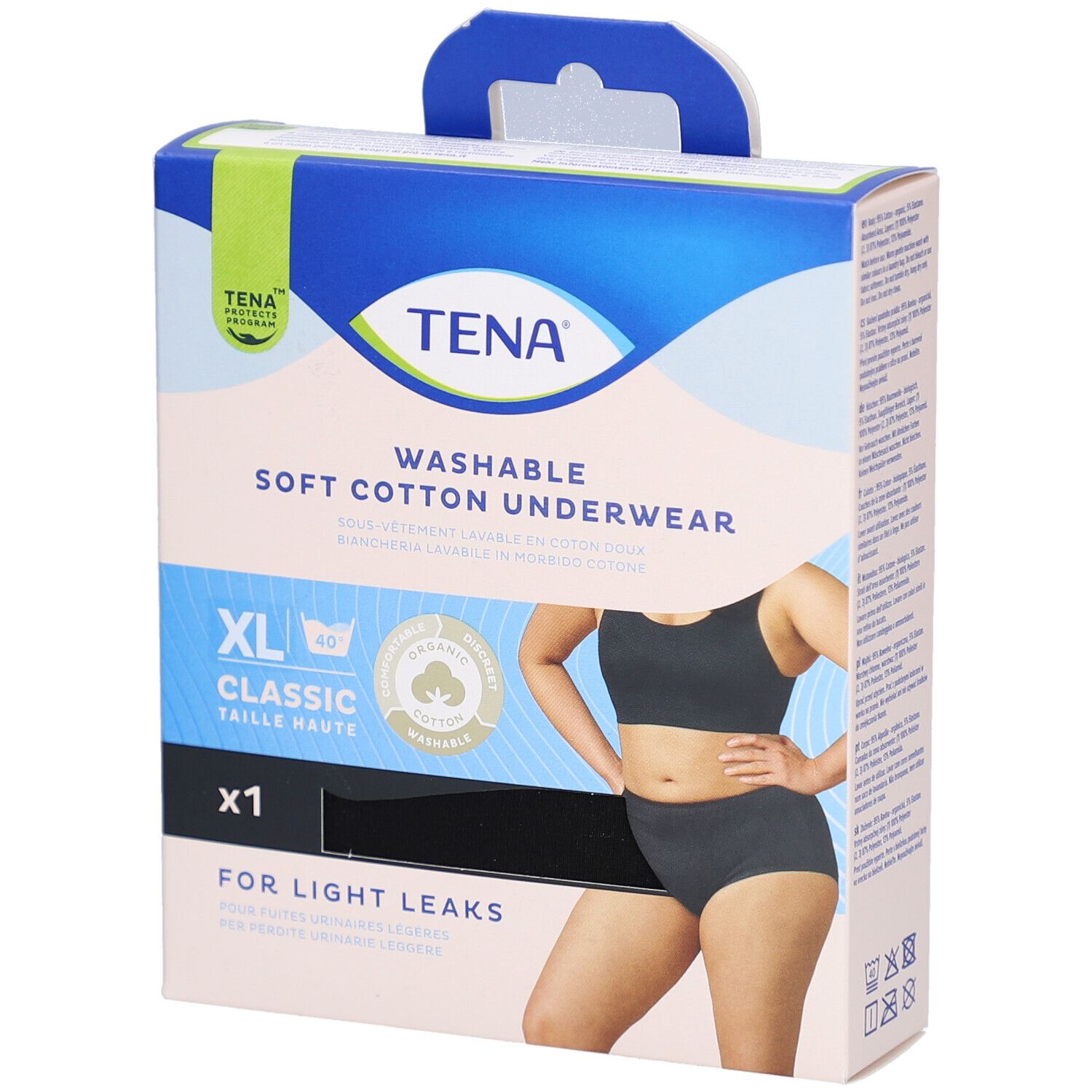 Tena waschbare Damenunterwäsche classic, Grösse XL
