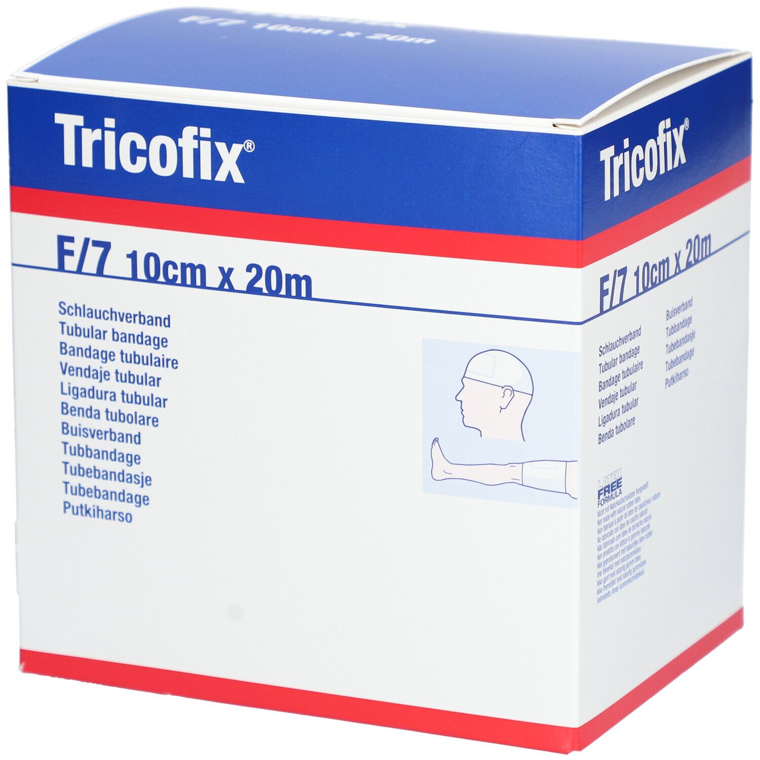 Tricofix® Taille F - Pansement pour cuisses et grandes têtes - 10 cm x 20 m