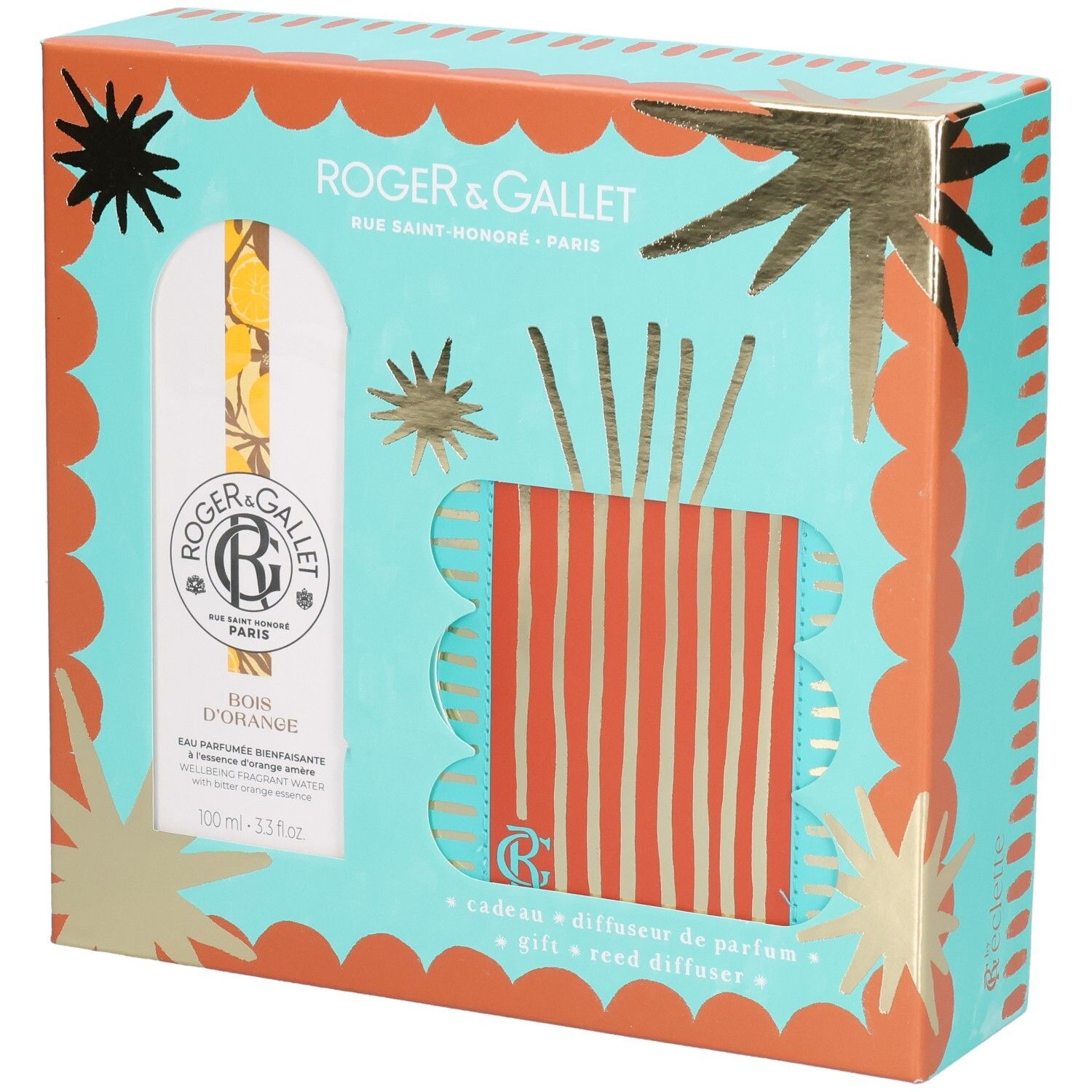 Roger Gallet Coffret Bois d'Orange EDP 100ml 1 St Kombipackung