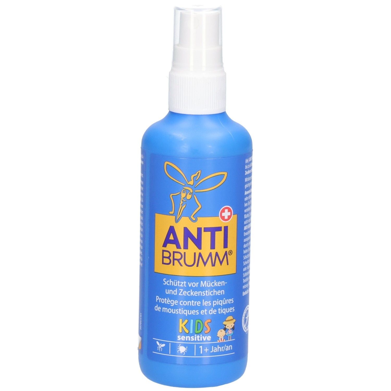 ANTI BRUMM Kids Sensitive Sprühflasche, Schutz vor Mücken und Zecken.