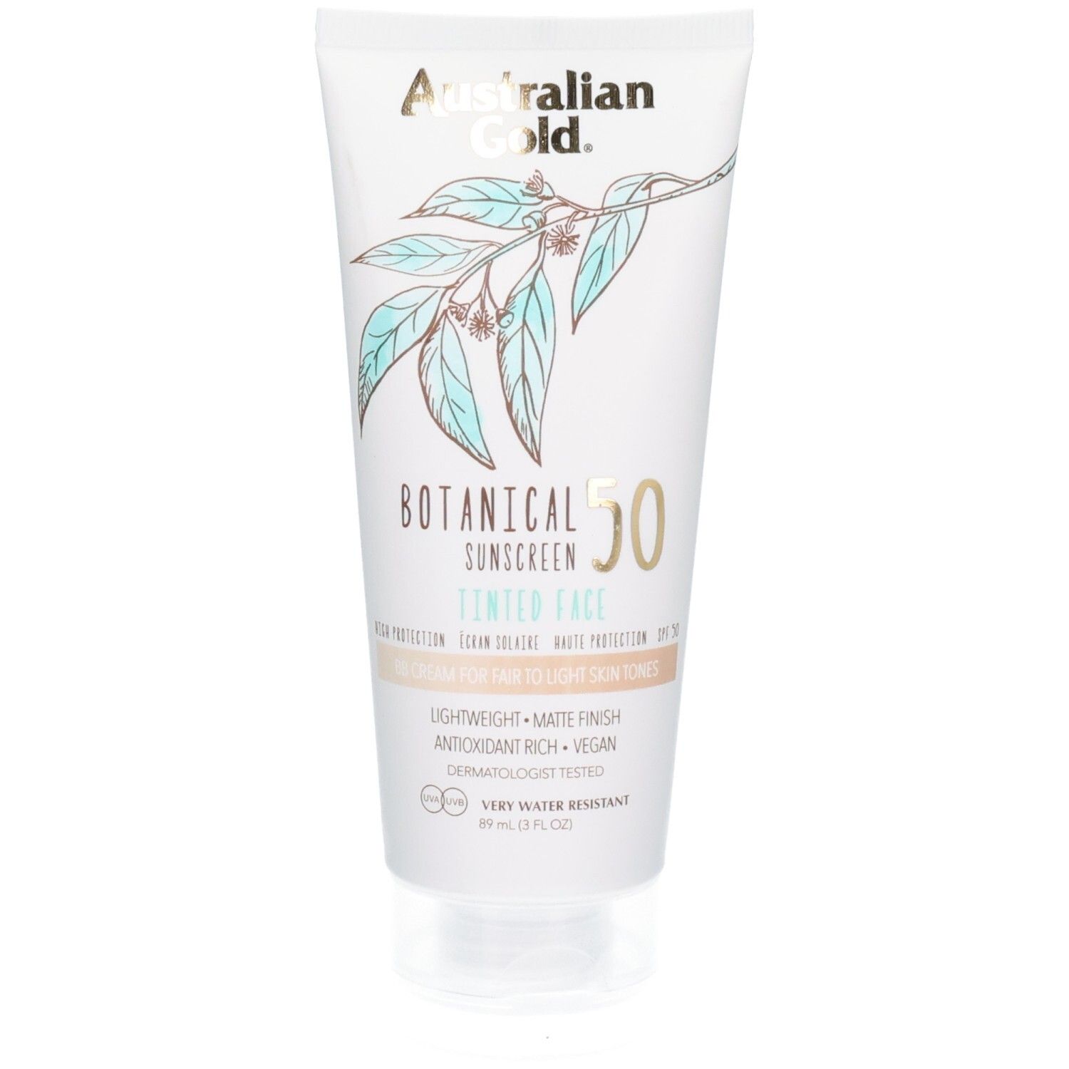 AUSTRALIAN G.BOTANICAL FAIR-LIGHT SPF50 Crema Solare per Pelli Sensibili