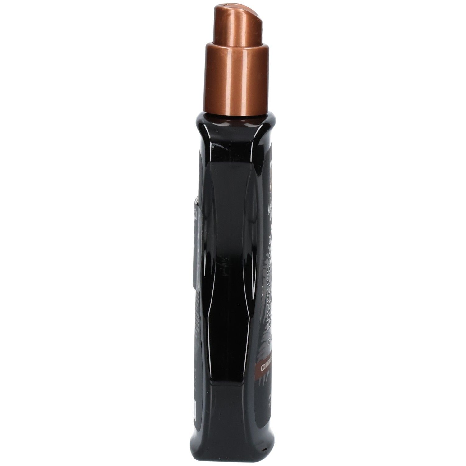 Seitenansicht der Flasche Australisches Gold Bronzing Intensifier Dry Oil Spray.