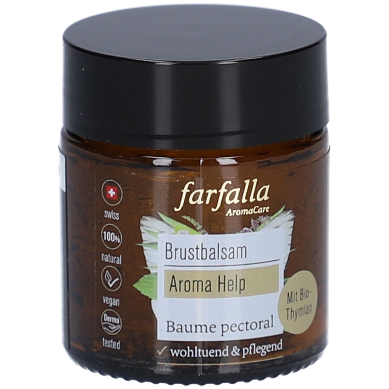Farfalla Brustbalsam Aroma Help Glas 30 ml Balsam
