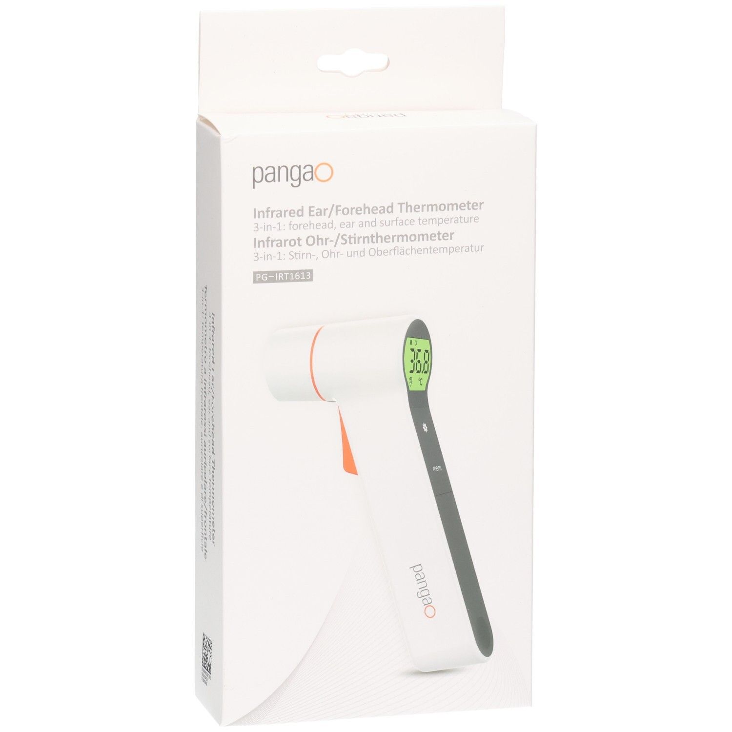 Pangao Infrarot-Ohr-/Stirnthermometer-Verpackung.