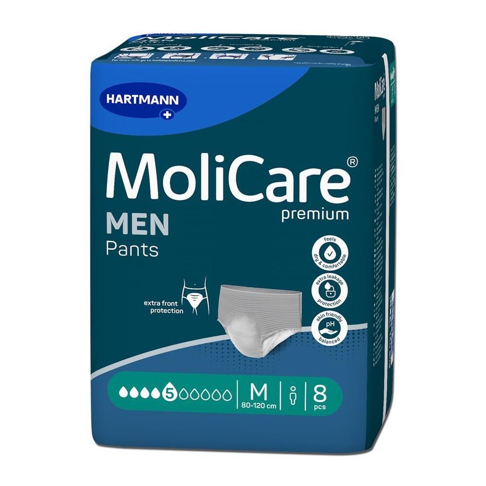 Molicare Premium Men Pants M 5 Tropfen Btl 8 Stk